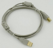 Кабель USB A(m) USB B(m) 1.8м феррит.кольца серый от магазина РЭССИ