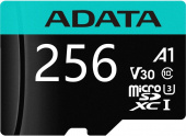 Флеш карта microSDXC 256Gb Class10 A-Data AUSDX256GUI3V30SA2-RA1 Premier Pro + adapter от магазина РЭССИ
