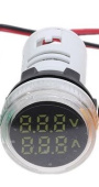 Вольтметры VA22R-WHITE-500-100 Цифровой вольтметр амперметр (4094W) от магазина РЭССИ