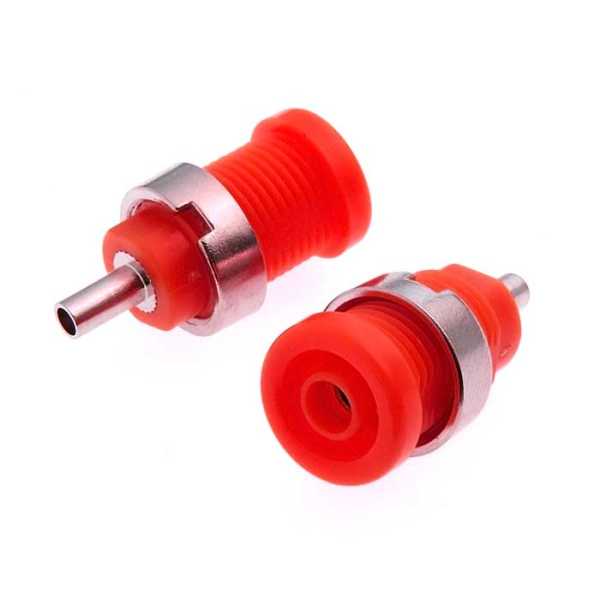 Z014 4mm panel jack RED от магазина РЭССИ