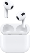 Гарнитура вкладыши Apple AirPods 3 A2565,A2564,A2566 белый беспроводные bluetooth в ушной раковине (MME73ZA/A) от магазина РЭССИ