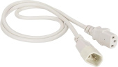 Шнур питания Lanmaster LAN-PP13/14-1.0-WH C13-С14 проводник.:3x0.75мм2 1м 220В 10А (упак.:1шт) белый от магазина РЭССИ