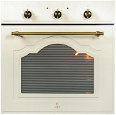 Духовой шкаф Электрический Lex EDM 076C IV light белый антик от магазина РЭССИ