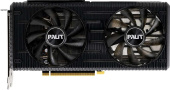 Видеокарта Palit PCI-E 4.0 PA-RTX3060 DUAL 12G NVIDIA GeForce RTX 3060 12Gb 192bit GDDR6 1320/15000 HDMIx1 DPx3 HDCP Ret от магазина РЭССИ