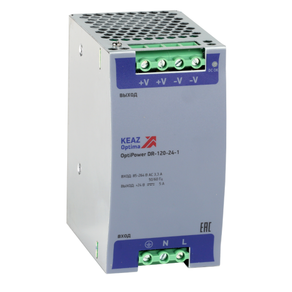 Блок питания OptiPower DR-120-24-1 от магазина РЭССИ