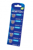 Элемент питания ROBITON STANDARD R-AG8-0-BL5 (0% Hg) AG8 LR1120 391 191 LR55 BL5 от магазина РЭССИ