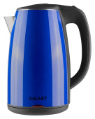 Чайник электрический Galaxy GL 0307 1.7л. 2000Вт синий/черный (корпус: нержавеющая сталь/пластик) от магазина РЭССИ