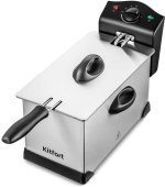 Фритюрница Kitfort КТ-4051 2000Вт серебристый/черный от магазина РЭССИ