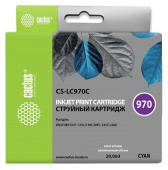 Картридж струйный Cactus CS-LC970C голубой (20мл) для Brother DCP-135C/150C/MFC-235C/260C от магазина РЭССИ