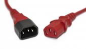 Шнур питания Hyperline PWC-IEC13-IEC14-0.5-RD C13-С14 проводник.:3x0.75мм2 0.5м 250В 10А (упак.:1шт) красный от магазина РЭССИ