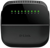 Роутер беспроводной D-Link DSL-2740U/R1A ADSL черный от магазина РЭССИ