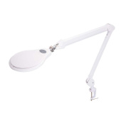 Лупа на струбцине REXANT круглая 5D с подсветкой 72 SMD сенсорный регулятор яркости диаметр 152 мм белая 31-0532 от магазина РЭССИ