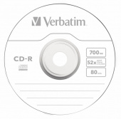 Диск CD-R Verbatim 700Mb 52x Slim case (10шт) (43415) от магазина РЭССИ