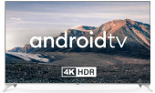 Телевизор QLED Hyundai 75" H-LED75QBU7500 Android TV Frameless черный/серебристый 4K Ultra HD 60Hz DVB-T DVB-T2 DVB-C DVB-S DVB-S2 USB WiFi Smart TV от магазина РЭССИ