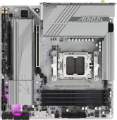 Материнская плата Gigabyte B650M A ELITE AX ICE SocketAM5 AMD B650 4xDDR5 mATX AC`97 8ch(7.1) 2.5Gg RAID+HDMI+DP от магазина РЭССИ