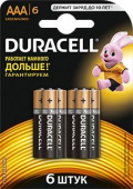 Батарея Duracell Basic LR03-6BL MN2400 AAA (6шт) от магазина РЭССИ