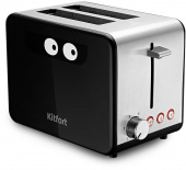 Тостер Kitfort КТ-2058 870Вт черный/стальной от магазина РЭССИ