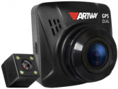 Видеорегистратор Artway AV-398 GPS Dual Compact черный 12Mpix 1080x1920 1080p 170гр. GPS от магазина РЭССИ