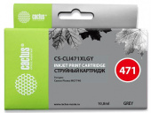 Картридж струйный Cactus CS-CLI471XLGY серый (10.8мл) для Canon TS5040/MG5740/MG6840/MG7740 от магазина РЭССИ