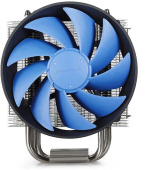 Устройство охлаждения(кулер) Deepcool Gammaxx S40 Soc-AM5/AM4/1151/1200/1700 черный/синий 4-pin 18-26dB Al+Cu 130W 610gr Ret от магазина РЭССИ