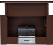 Вытяжка встраиваемая Krona Kamilla 500 коричневый управление: кнопочное (1 мотор) от магазина РЭССИ