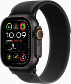 Смарт-часы Apple Watch Ultra 2 2024 A2986 49мм OLED корп.черный титан Trial loop рем.черный разм.брасл.:145-220мм (MX4V3ZP/A) от магазина РЭССИ