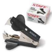 Антистеплер 12 шт в упаковке Staff для скоб № 10 и № 24/6 EVERYDAY черный  224628 от магазина РЭССИ