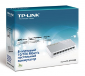 Коммутатор TP-Link TL-SF1008D 8x100Mb неуправляемый от магазина РЭССИ