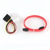 Комплект кабелей SATA Cablexpert CC-SATA интерфейсный (48см) 7pin/7pin и питания (15см) 4pin/15pin пакет от магазина РЭССИ