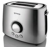 Тостер Gorenje T1000E 1000Вт серебристый/черный от магазина РЭССИ