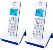 Р/Телефон Dect Alcatel S230 Duo ru white белый (труб. в компл.:2шт) АОН от магазина РЭССИ