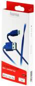 Кабель Hama 00187232 USB (m)-Lightning (m) 1м синий плоский от магазина РЭССИ