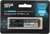 Накопитель SSD Silicon Power PCIe 3.0 x4 128GB SP128GBP34A60M28 M-Series M.2 2280 от магазина РЭССИ