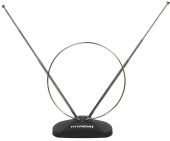 Антенна телевизионная Hyundai H-TAI120 7дБ пассивная черный каб.:1.35м от магазина РЭССИ