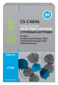 Картридж струйный Cactus CS-C4846 №80 голубой (400мл) для HP DJ 1050C/1055CM/1000 от магазина РЭССИ