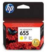 Картридж струйный HP 655 CZ112AE желтый (600стр.) для HP DJ IA 3525/4615/4625/5525/6525 от магазина РЭССИ