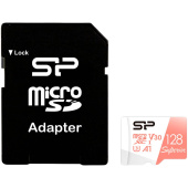 Флеш карта microSDXC 128GB Silicon Power SP128GBSTXDV3V20SP + adapter от магазина РЭССИ