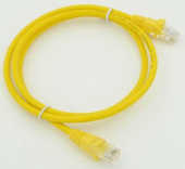 Патч-корд cat5E molded 1м желтый RJ-45 (m)-RJ-45 (m) от магазина РЭССИ