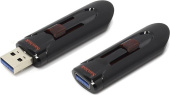 Флеш Диск Sandisk 128Gb Cruzer Glide SDCZ600-128G-G35 USB3.0 черный/красный от магазина РЭССИ