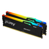 Память DDR5 2x8Gb 6000MHz Kingston KF560C36BBEAK2-16 Fury Beast RGB RTL Gaming PC5-48000 CL36 DIMM 288-pin 1.35В single rank с радиатором Ret от магазина РЭССИ