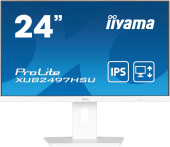Монитор Iiyama 23.8" ProLite XUB2497HSU-W2 белый IPS LED 16:9 HDMI M/M матовая HAS Piv 300cd 178гр/178гр 1920x1080 100Hz DP FHD USB 4.9кг от магазина РЭССИ