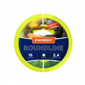 Леска для садовых триммеров Patriot Roundline d=2.4мм L=15м (805201017) от магазина РЭССИ