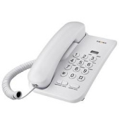 Телефон проводной Texet ТХ-212 светло-серый от магазина РЭССИ