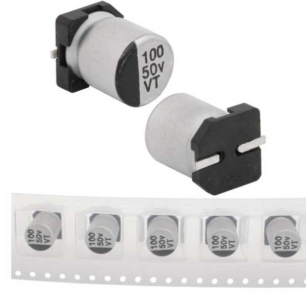 100 uF 50 V 105C 8*10.5 VT от магазина РЭССИ