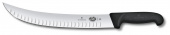 Нож кухонный Victorinox Fibrox (5.7323.31) стальной обвалочный лезв.310мм прямая заточка черный от магазина РЭССИ