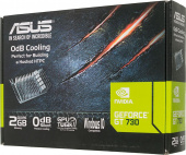 Видеокарта Asus PCI-E GT730-SL-2GD5-BRK NVIDIA GeForce GT 730 2048Mb 64 GDDR5 902/5010 DVIx1 HDMIx1 CRTx1 HDCP Ret от магазина РЭССИ