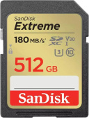 Флеш карта SDXC 512GB Sandisk SDSDXVV-512G-GNCIN Extreme от магазина РЭССИ