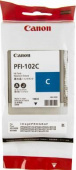 Картридж струйный Canon PFI-102C 0896B001 голубой (130мл) для Canon iPF510/605/610/650/655/750/760/765 от магазина РЭССИ