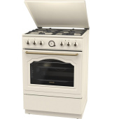 Плита Газовая Gorenje GKS6C71CLI слоновая кость от магазина РЭССИ