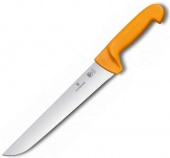 Нож Victorinox Swibo (5.8431.21) стальной для забоя/разделки лезв.210мм прямая заточка оранжевый от магазина РЭССИ
